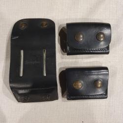 Lot de 3 cartouchières pressions patinées