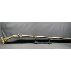 TRES BEAU FUSIL A SILEX MOUKHALA, XIX° SIECLE, MAGHREB, ALGERIE, MAROC, JEZAIL, TUFEK