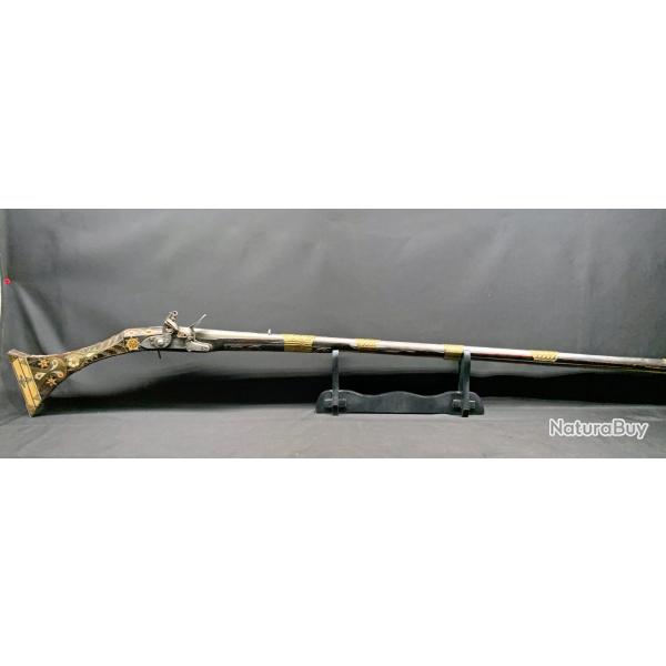 TRES BEAU FUSIL A SILEX MOUKHALA, XIX SIECLE, MAGHREB, ALGERIE, MAROC, JEZAIL, TUFEK