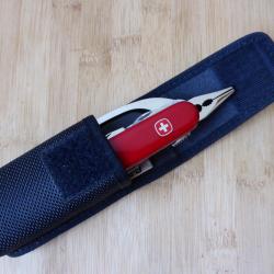 Couteau multifonctions WENGER POCKETGRIP et son étui COMME NEUF SUISSE