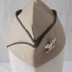 US223321b  Cap garrison khaki Officer de colonel