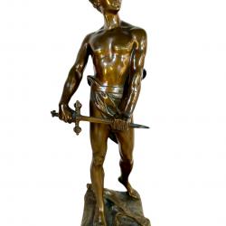 Raoul L'arche Hachile sculpture bronze