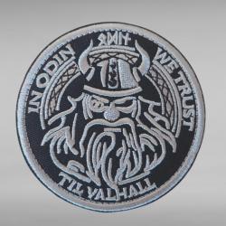 ÉCUSSON VIKING SYMBOLE - PATCH BRODÉ SCRATCH VALKNUT VALHALLA VIKING 8 CM NORSE