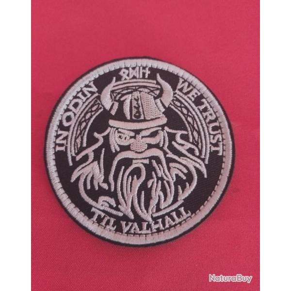 Patch cusson brod scratch velcro valhalla viking 8 CM