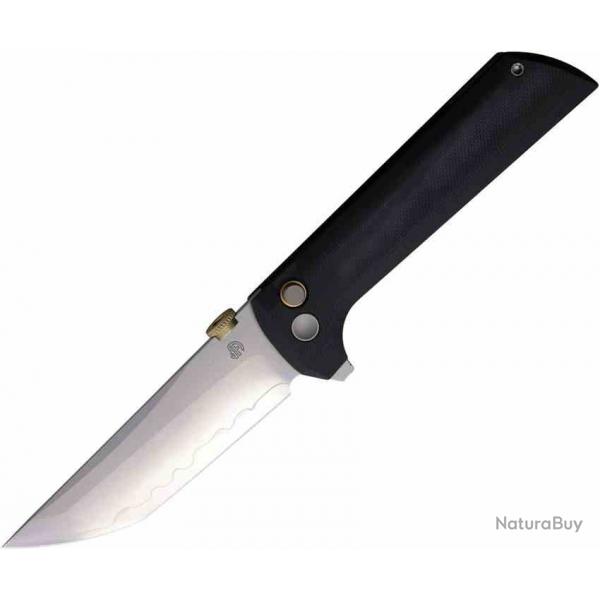 Couteau North Mountain Blade Lame TANTO Acier San Mai Manche G10 Black Button Lock KIVT NMB2406B