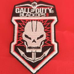 Patch écusson call of duty black ops brodé velcro scratch 10/6cm