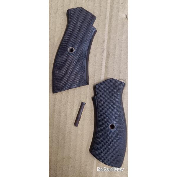 plaquettes poigne pour revolver type bulldog velodog lefaucheux... (2098)