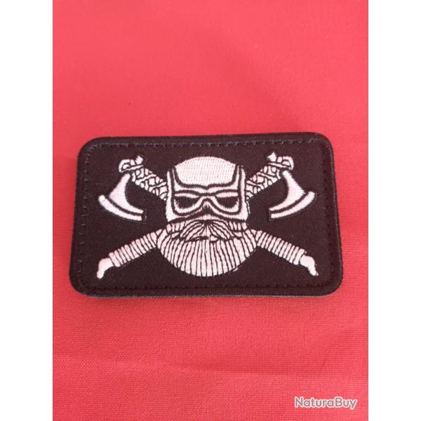 CUSSON VIKING SYMBOLE - PATCH BROD SCRATCH VALKNUT VALHALLA VIKING 8/5 CM NORSE