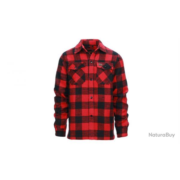 Chemise Bucheron Coloris rouge noir Taille L