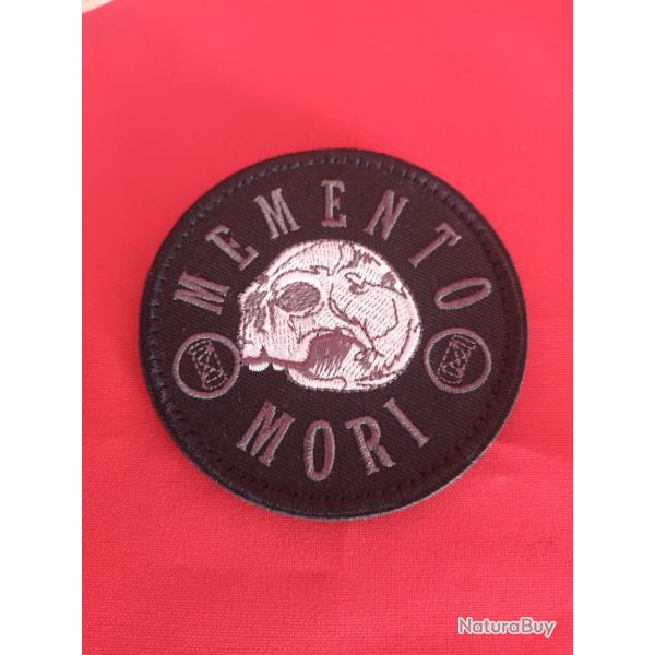 cusson memento mori brod scratch VELCRO diamtre 8cm