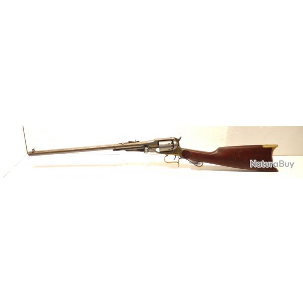 CARABINE POUDRE NOIRE UBERTI MODELE 1858 NEW ARMY TARGET FINITION ANTIQUE CAL 44