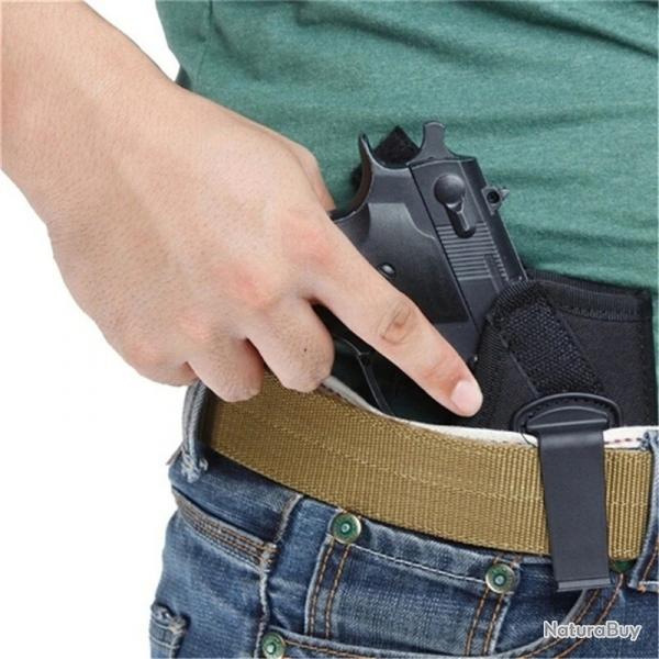 Holster Ceinture Pour Armes de Poing Pistolet Gun Couleur Vert dsert