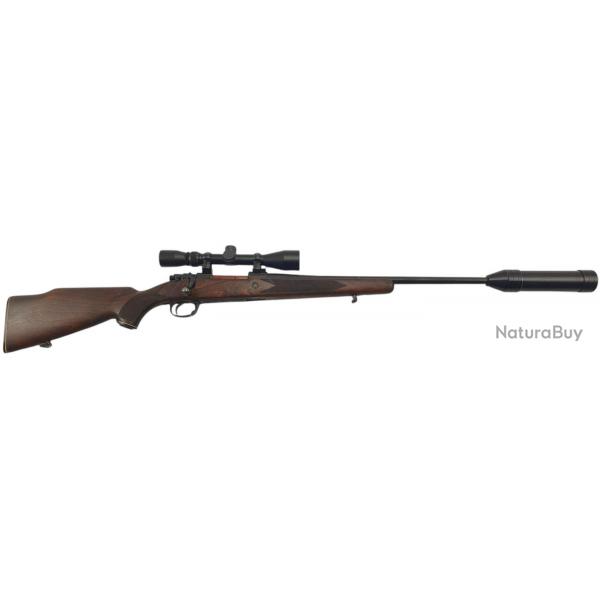 PACK AFFUT OCCASION - CARABINE JOHN DICKSON CAL.243WIN + LUNETTE 3-9X40 + MODERATEUR