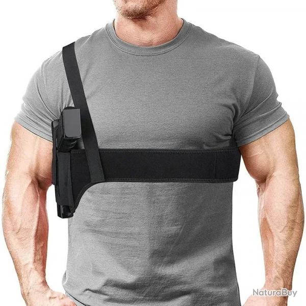 tui pour pistolet cach sous les bras, tui d'paule pour pistolet tactique droitier