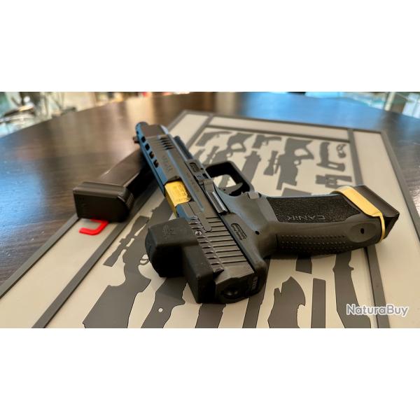 Pistolet Canik TP9 SFX mod 2 custom noir et or - Cal. 9x19