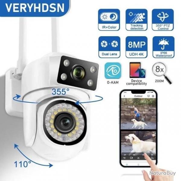 CAMRA DE SURVEILLANCE INTERPHONE + CARTE SD 32G - SUIVI DEPLACEMENT - LIVRAISON GRATUITE
