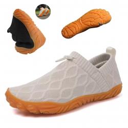 Chaussures Randonnée Pieds Nus Homme Blanches - Baskets Respirantes, Souples, Légères, Antidérapante