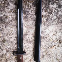 Baïonnette yougoslave K-98 PREDUZEBE 44 modèle 1924 (version courte) pour fusil système Mauser.