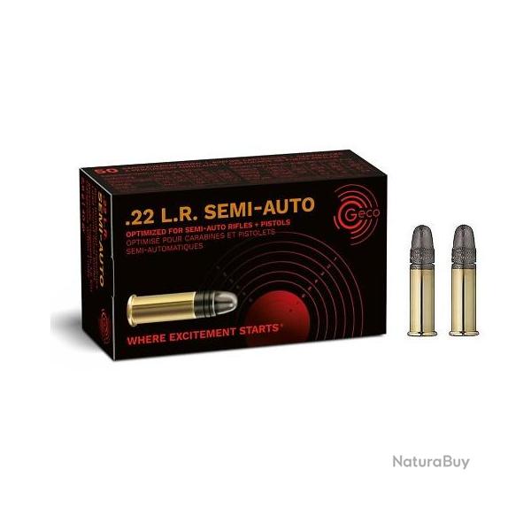 Munitions GECO 22lr Semi-Auto x50