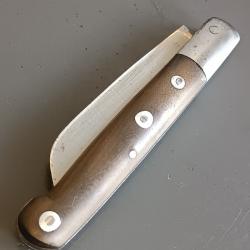 ANCIEN COUTEAU DONJON, 555 MALLARET, THIERS, XXème, manche corne.