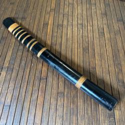 FOURREAU BOIS ET LIENS ROTIN POUR PETIT SABRE POIGNARD INDONÉSIEN ET AUTRES