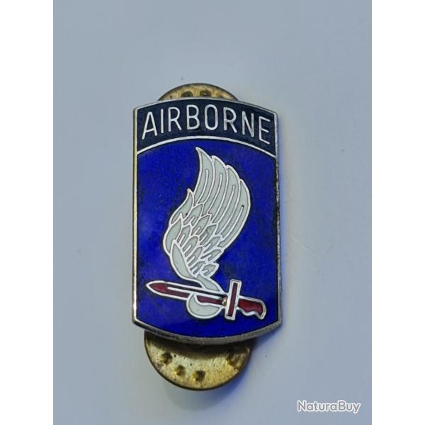 Insigne U.S army metal mail AIRBORNE 173rd brigade aroporte- combat service