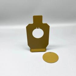 Cible de tir acier IPSC IDPA AIMGAME - Central Round Large