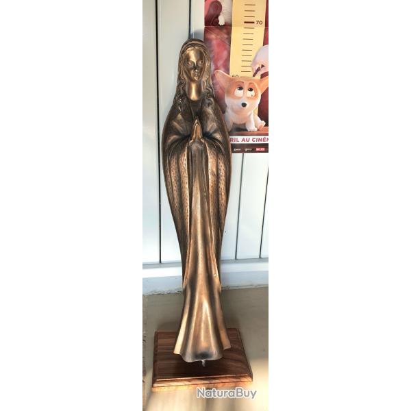 Vierge en bronze (51 cm) 19 ime