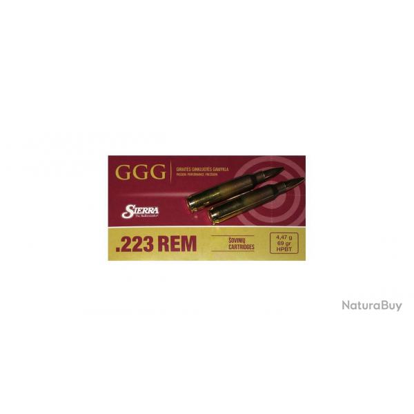 Caisse de munitions GGG X800 Cal.223 69GRS