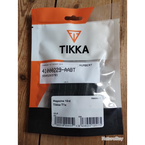 Chargeur pour Tikka T1x 10 coups 22lr