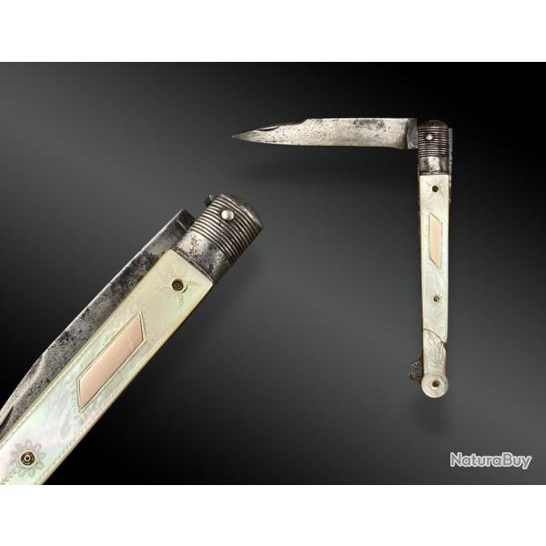 Couteau Fermant  Une Lame France, Dbut XIXme Sicle
