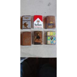 Lot de 6 briquets à essence type ZIPPO