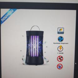 Lampe anti moustique rechargeable uv 2 en 1 rog hunting