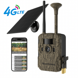 ShotTrack 4G Solar GPS - Caméra de Chasse Autonome et Connectée - Avec GPS