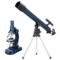 DISCOVERY - SCOPE SET 2 - Pack Télescope réfracteur 50/500 et Microscope Débutant