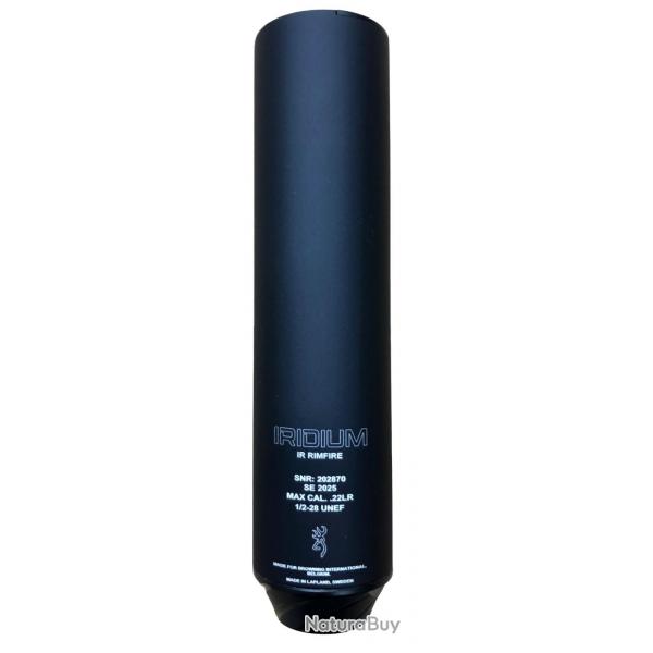 MODRATEUR DE SON IRIDIUM IR.22 - Cal: 22LR - 1/2-28 UNF