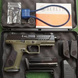 Pistolet BERETTA Mod. APX A1 TACTICAL Full size - Cal. 9x19 + Mallette, second chargeur (Occasion bo