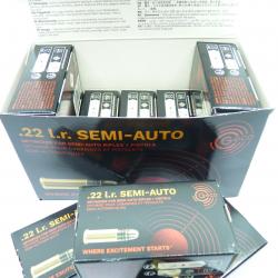 BOITE DE 500 MUNITIONS GECO .22LR Semi-auto 40 gr