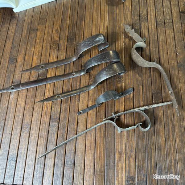 LOT DE 6 PONTETS FUSIL CARABINE COLLECTION
