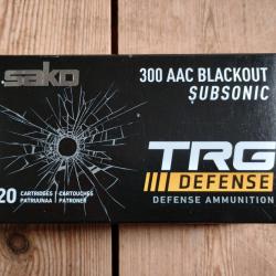 300 AAC Blackout sub-sonic Sako TRG 220gr otm - bte 20