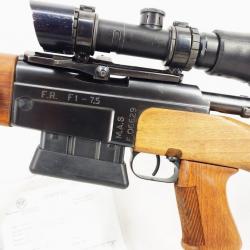 FUSIL MAS FR-F1 TIREUR D'ELITE CALIBRE 7.5x54 MAS FRF1 - FRANCE XXè France Très bon  Categorie C XXè