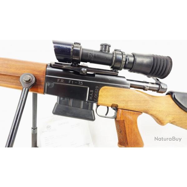 FUSIL MAS FR-F1 TIREUR D'ELITE CALIBRE 7.5x54 MAS FRF1 - FRANCE XX France Trs bon  Categorie C XX