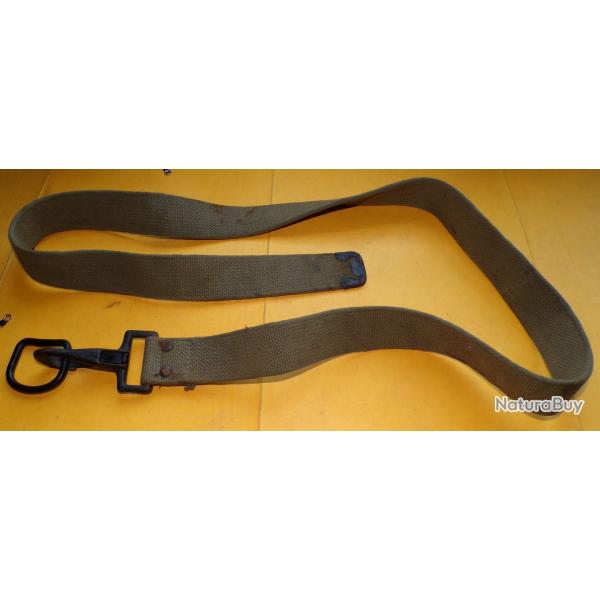 SANGLE POUR SAC A OUTILS DE MONTEUR DE LIGNES DE L'ARMEE FRANCAISE  , BON ETAT  VOIR PHOTOS . POUR T