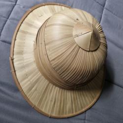 Chapeau colonial feuille de bananier