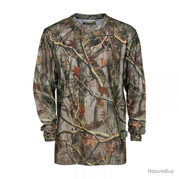 PERCUSSION T-SHIRT ML CHASSE FOREST L