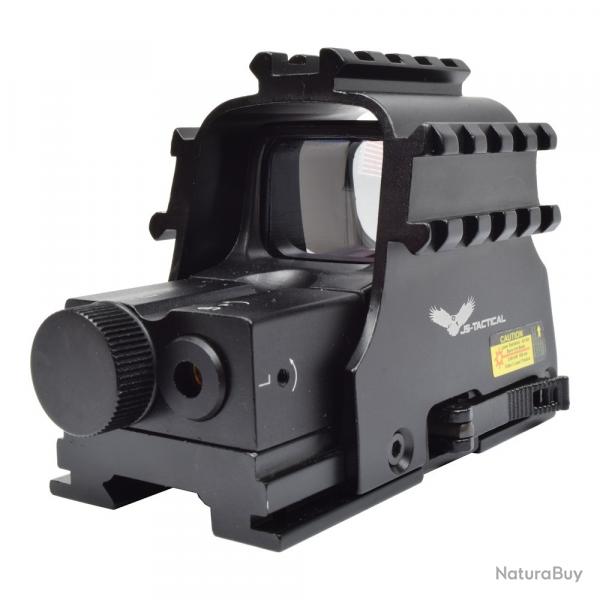 Viseur Holographique JS-TACTICAL JS-RD553KR avec Laser de Prcision