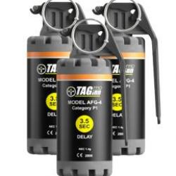 LOT DE 3 GRENADES AFG 4 FRAG 3.5 SEC