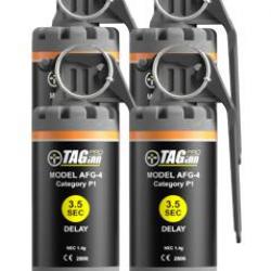 LOT DE 4 GRENADES AFG 4 FRAG 3.5 SEC