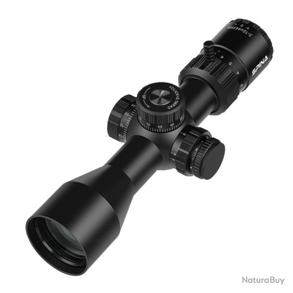 SPINA OPTICS HD Riptide 3-12x44 FFP SFIR Lunette de Vise Compacte | LIVRAISON GRATUITE