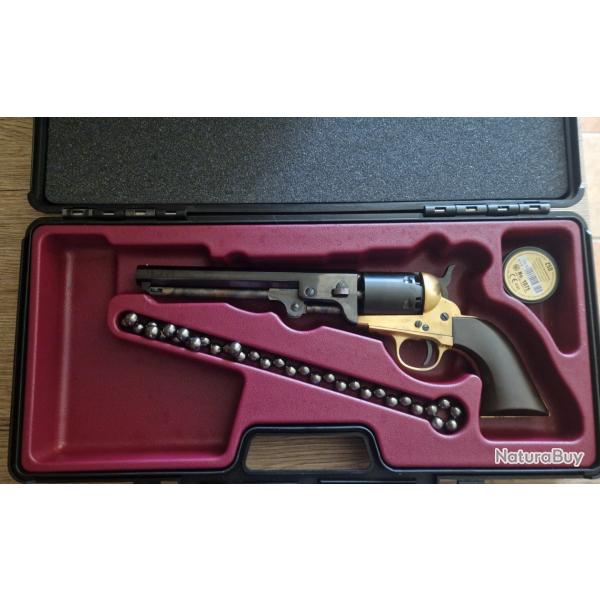 Revolvert poudre noir colt pietta 1851